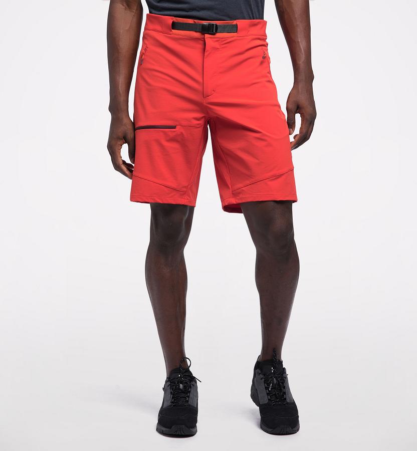 Haglöfs Lizard Shorts Red For Mens PWYXR3905 Australia